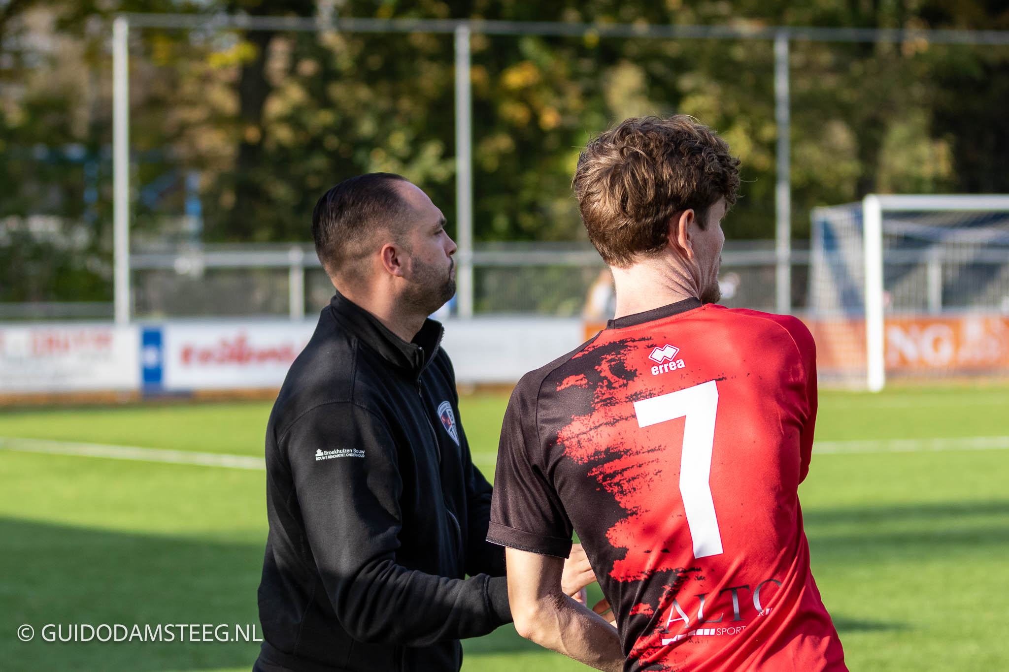 Trainer-coach Robbert Breedijk van sc Buitenveldert.