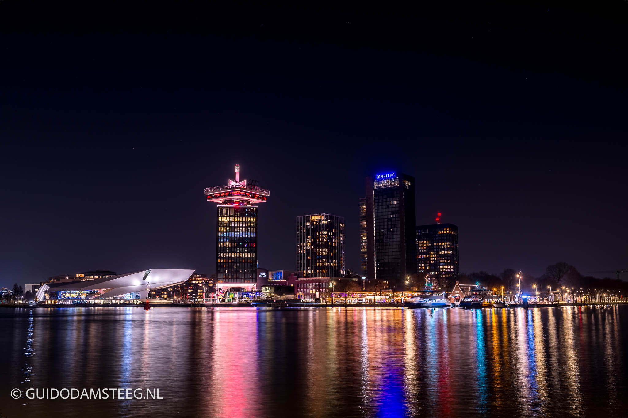 A'DAM Lookout, Eye en het IJ in Amsterdam